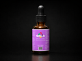 Lavender scented beard oil in a 2oz dropper bottle.