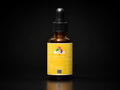 Lemon Scented Beard Oil in a 2oz dropper bottle.